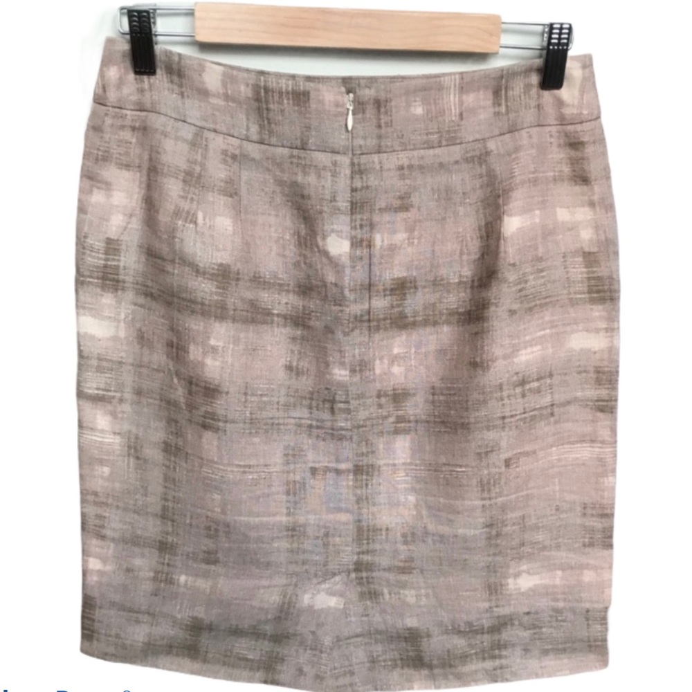 Ann Taylor Loft Tan/Brown Pencil Skirt Size 2 - Picture 2 of 8